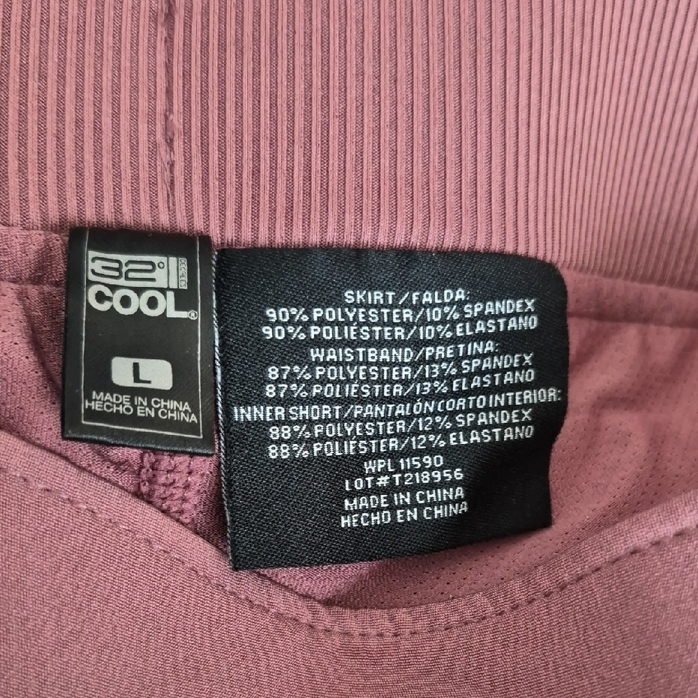 32 Degrees Cool Pink Skort - Picture 2 of 5